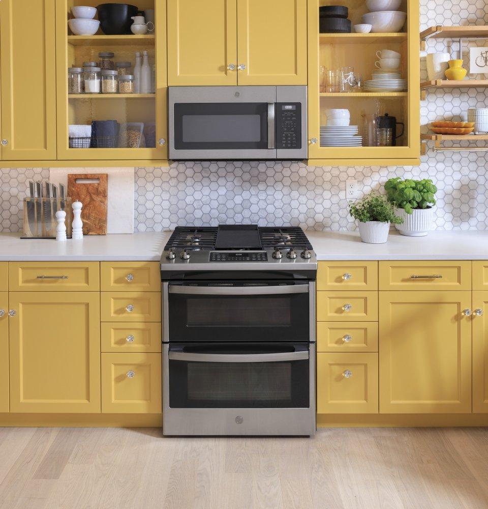 Ge Appliances JGSS86SPSS Ge® 30" Slide-In Front Control Gas Double Oven Range