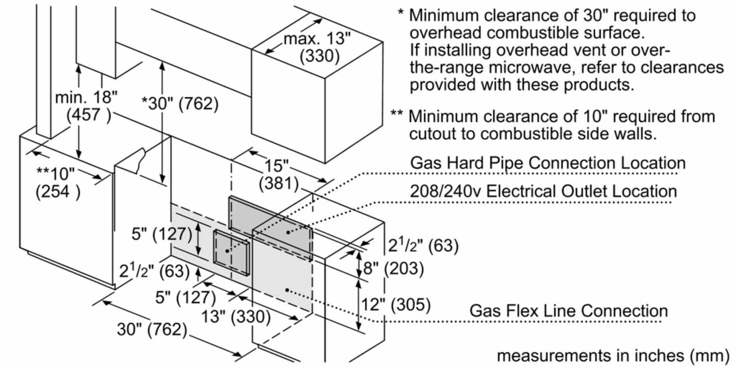 Bosch HDI8056U 800 Series Dual Fuel Slide-In Range 30'' Stainless Steel Hdi8056U