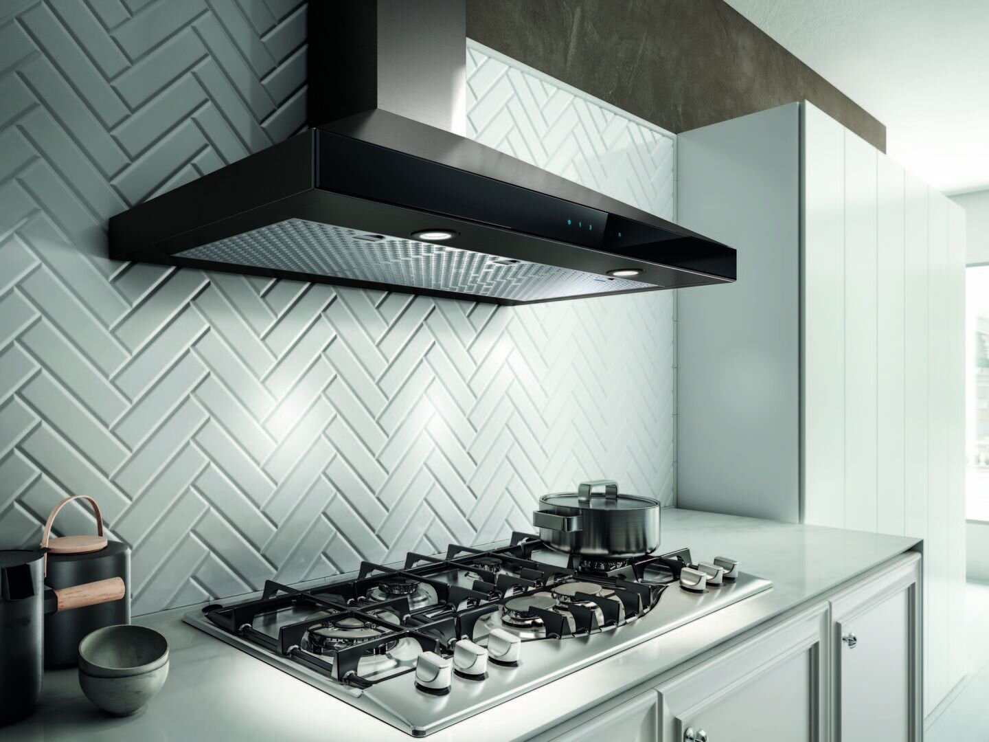 Elica EVR636BL Varna Black 36" Bss