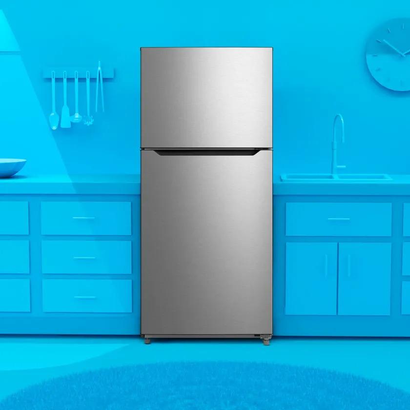 Element Appliance ERT14CSCS Element 14.2 Cu. Ft. Top Freezer Refrigerator - Stainless Steel