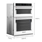 Kitchenaid KOEC530PWH Kitchenaid® Combination Microwave Wall Ovens With Air Fry Mode