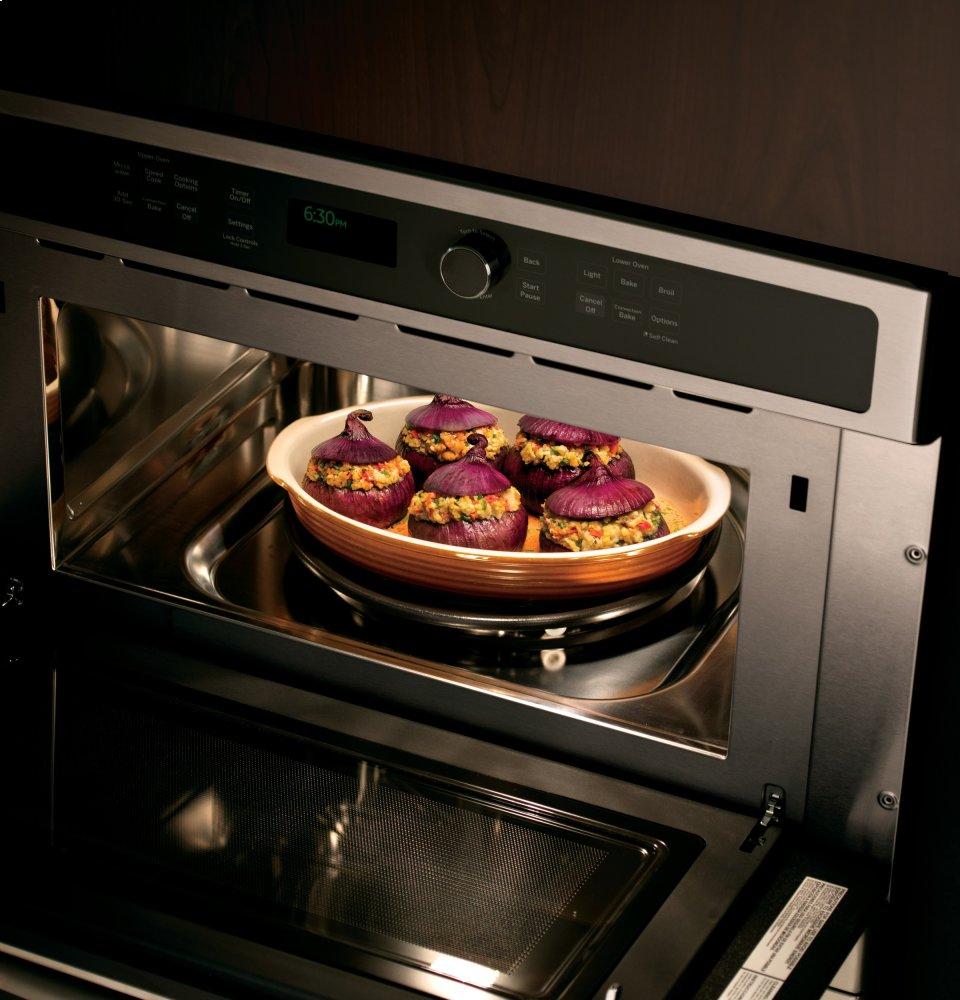 Ge Appliances PT9800SHSS Ge Profile&#8482; 30 In. Combination Double Wall Oven With Convection And Advantium® Technology