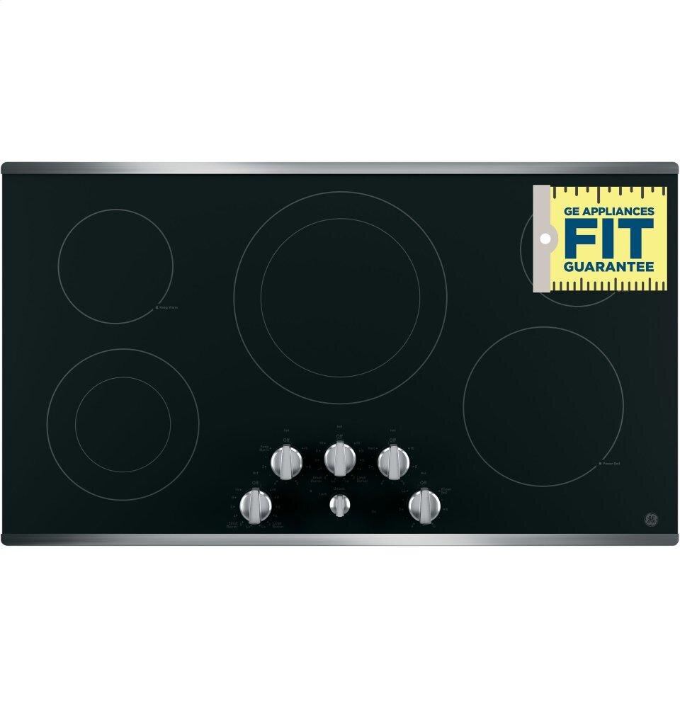 Ge Appliances JP3536SJSS Ge® 36" Built-In Knob Control Electric Cooktop