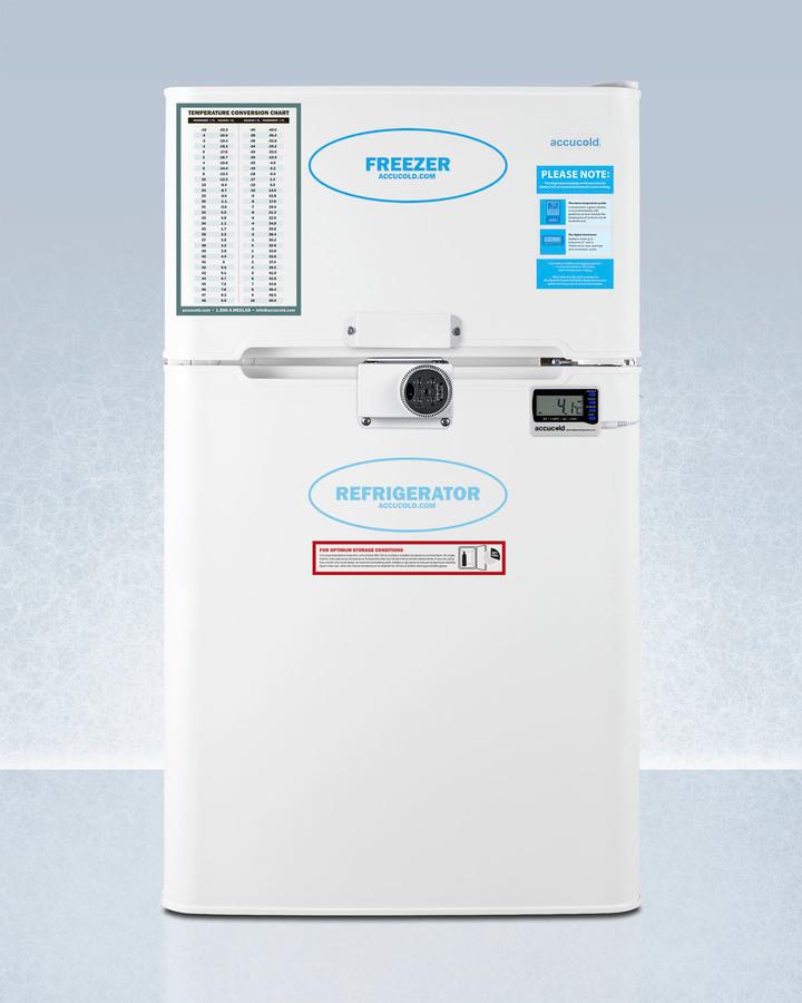 Summit AGP34RFLCAL 19" Wide General Purpose Refrigerator-Freezer