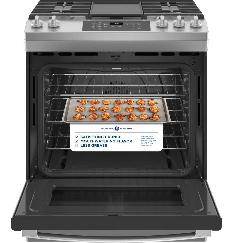 Ge Appliances JGS760SPSS Ge® 30" Slide-In Front-Control Convection Gas Range With No Preheat Air Fry