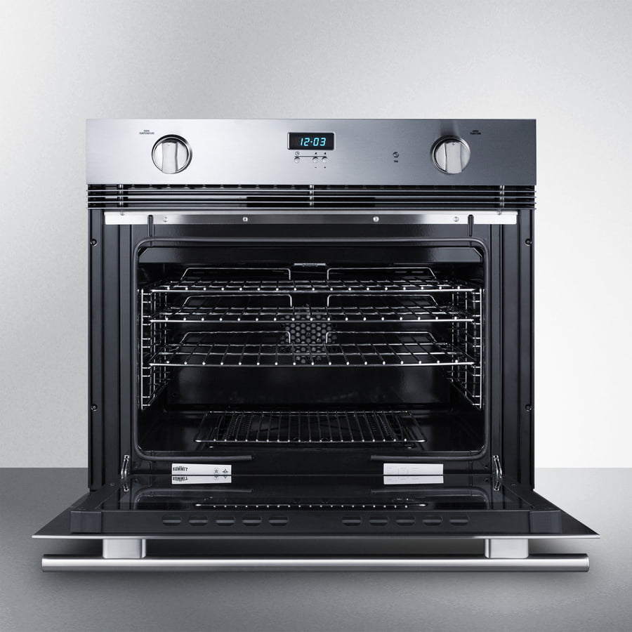 Summit SGWO30SS 30" Wide Gas Wall Oven