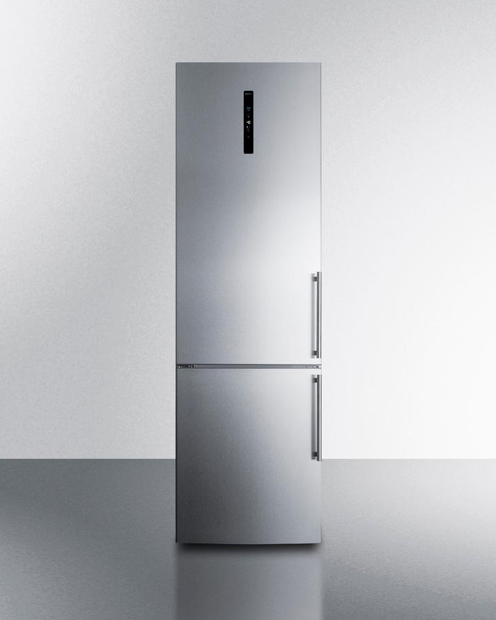 Summit FFBF181ES2IMLHD 24" Wide Bottom Freezer Refrigerator With Icemaker