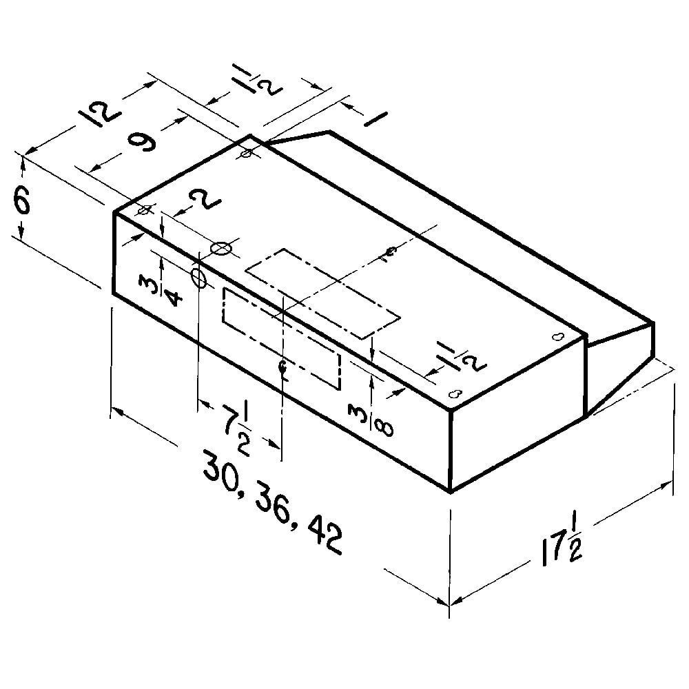 Broan 462401 Broan® 24-Inch Convertible Under-Cabinet Range Hood, 220 Cfm, White