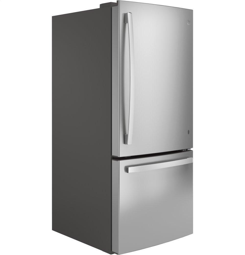 Ge Appliances GBE21DYKFS Ge® Energy Star® 21.0 Cu. Ft. Bottom-Freezer Refrigerator