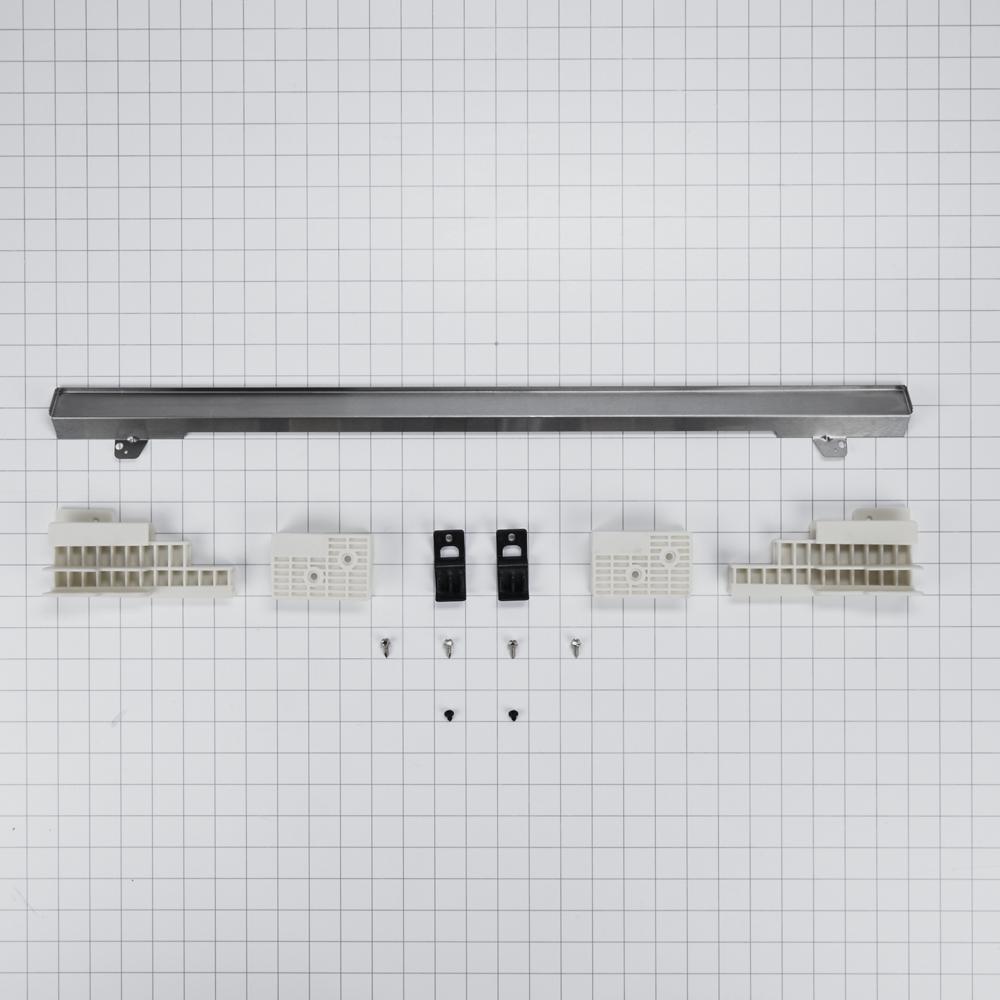 Kitchenaid W11173695 27" Combination Wall Range Flush Installation Trim Kit, Stainless Steel