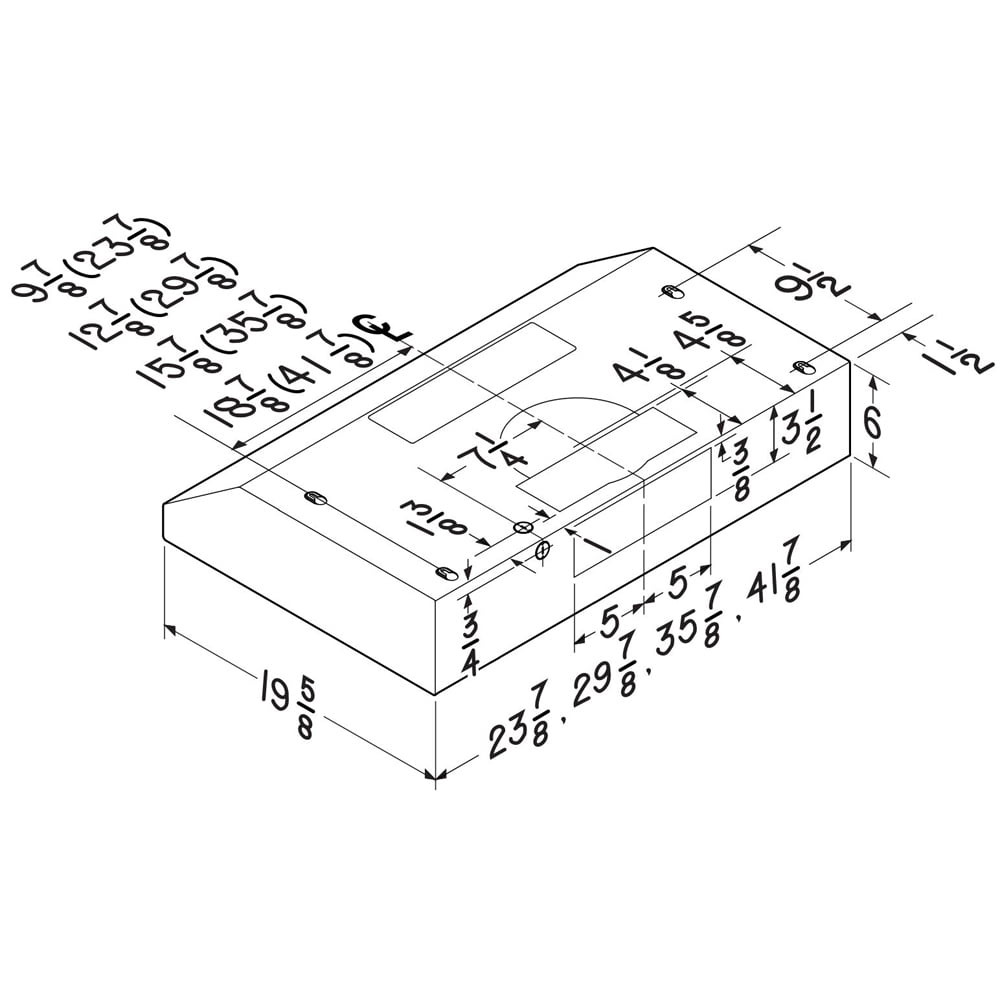 Broan BCSD124SS Broan® 24-Inch Convertible Under-Cabinet Range Hood, Stainless Steel