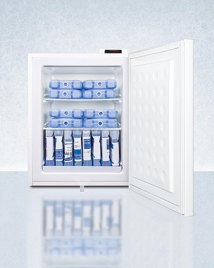 Summit FS30LGP Compact Manual Defrost All-Freezer For General Purpose Use, With Lock And Reversible Door