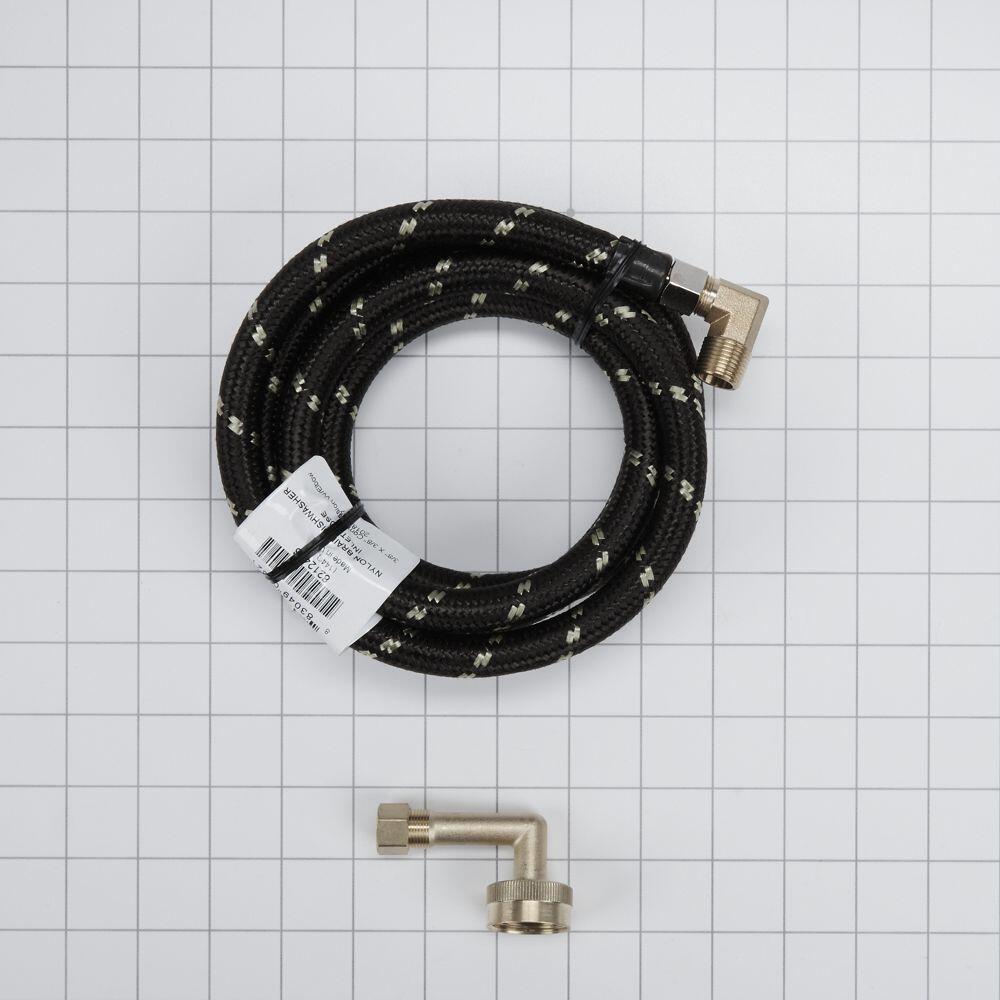 Maytag W10278635RP Dishwasher Water Line Installation Kit - Black