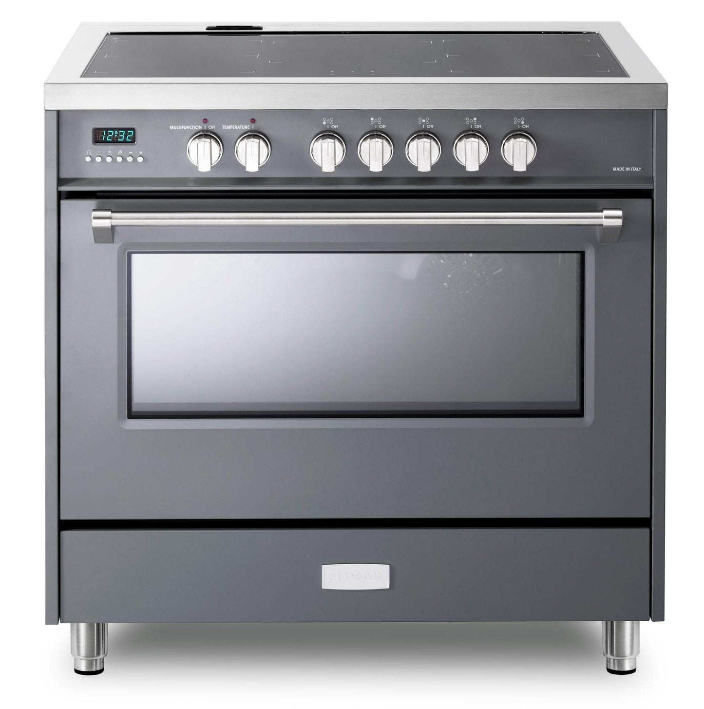Verona VDFSIE365SG Slate Gray 36" Designer Induction Range