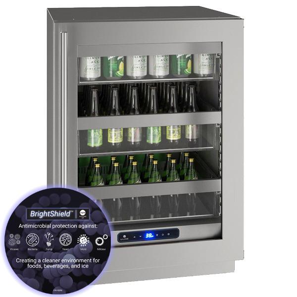U-Line UHRE524SG81A Hre524 24" Refrigerator With Stainless Frame Finish (115 V/60 Hz Volts /60 Hz Hz)