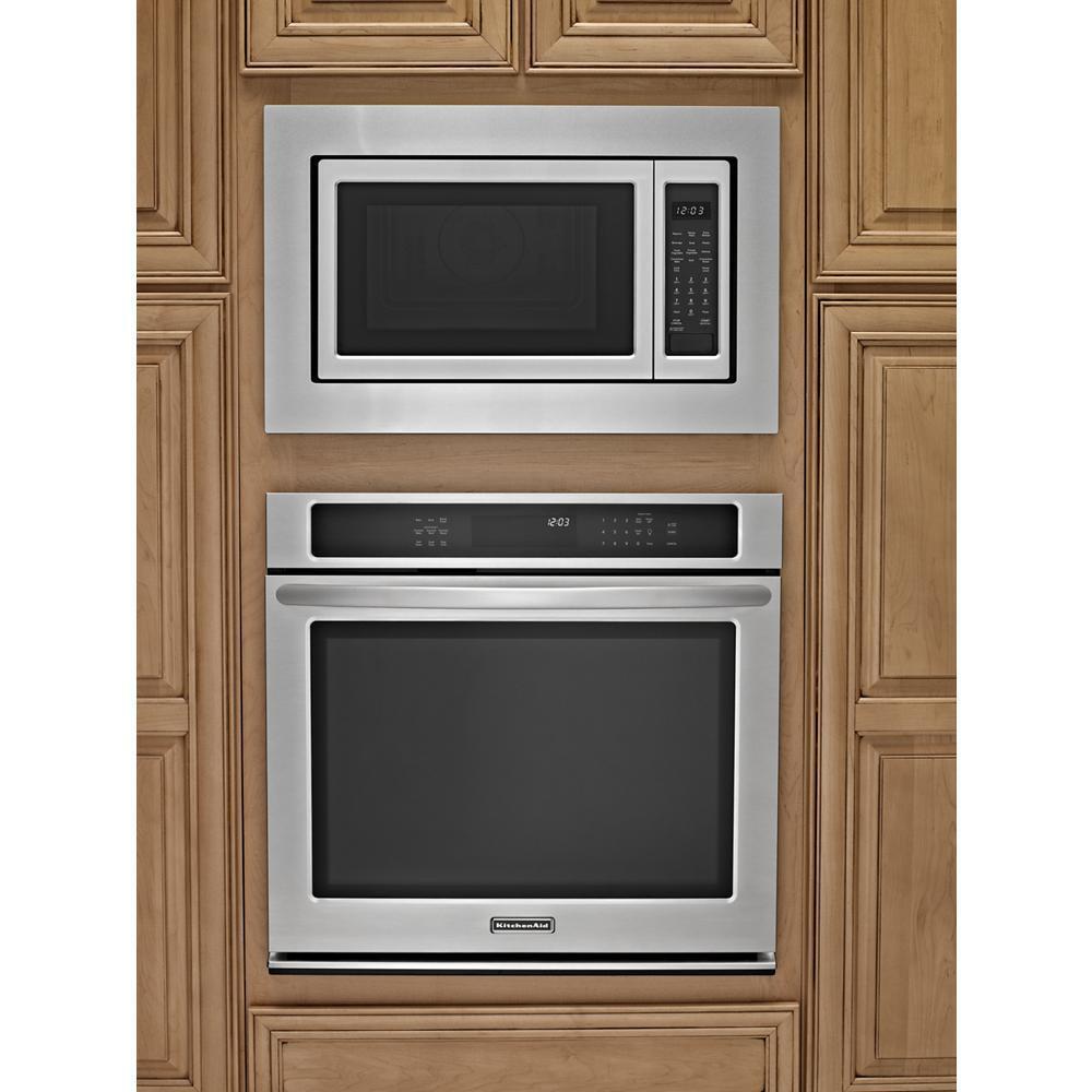 Kitchenaid MKC2150AS 30" Trim Kit For 1.5 Cu. Ft. Countertop Microwave Oven With Convection Cooking