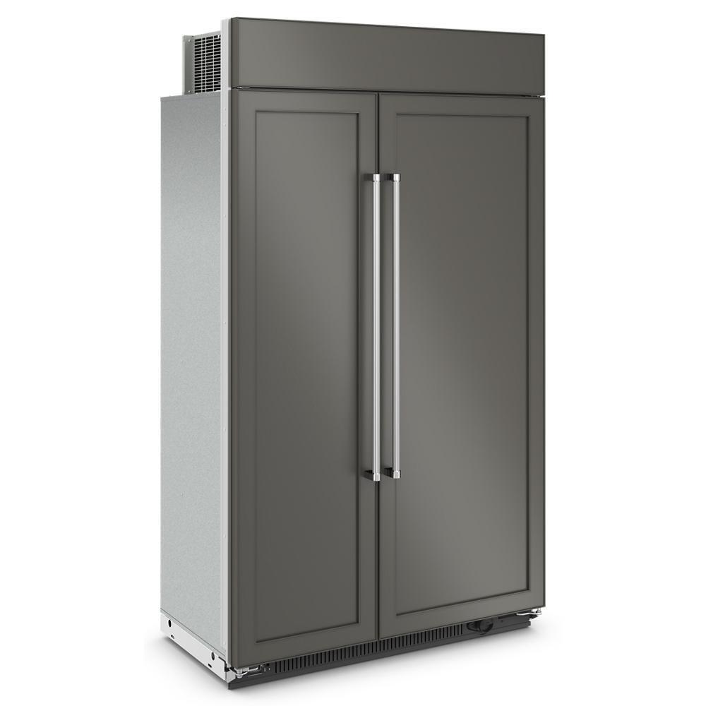 Kitchenaid KBSN708MPA 30 Cu. Ft. 48"" Built-In Side-By-Side Refrigerator With Panel-Ready Doors