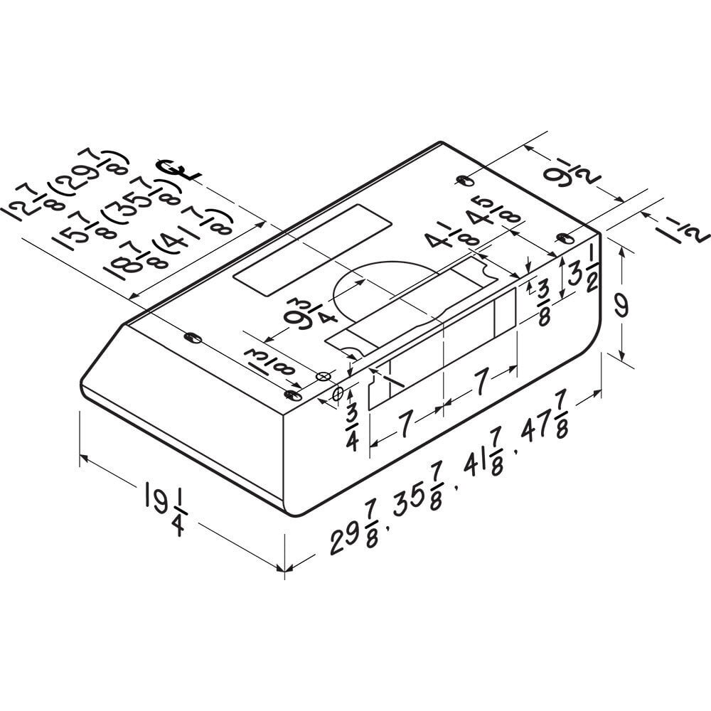 Broan SPE130SS Broan® Elite 30-Inch Under-Cabinet Range Hood W/ Light, Stainless Steel