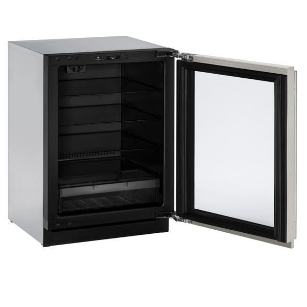 U-Line U3024RGLS00B 3024Rgl 24" Refrigerator With Stainless Frame Finish (115 V/60 Hz Volts /60 Hz Hz)