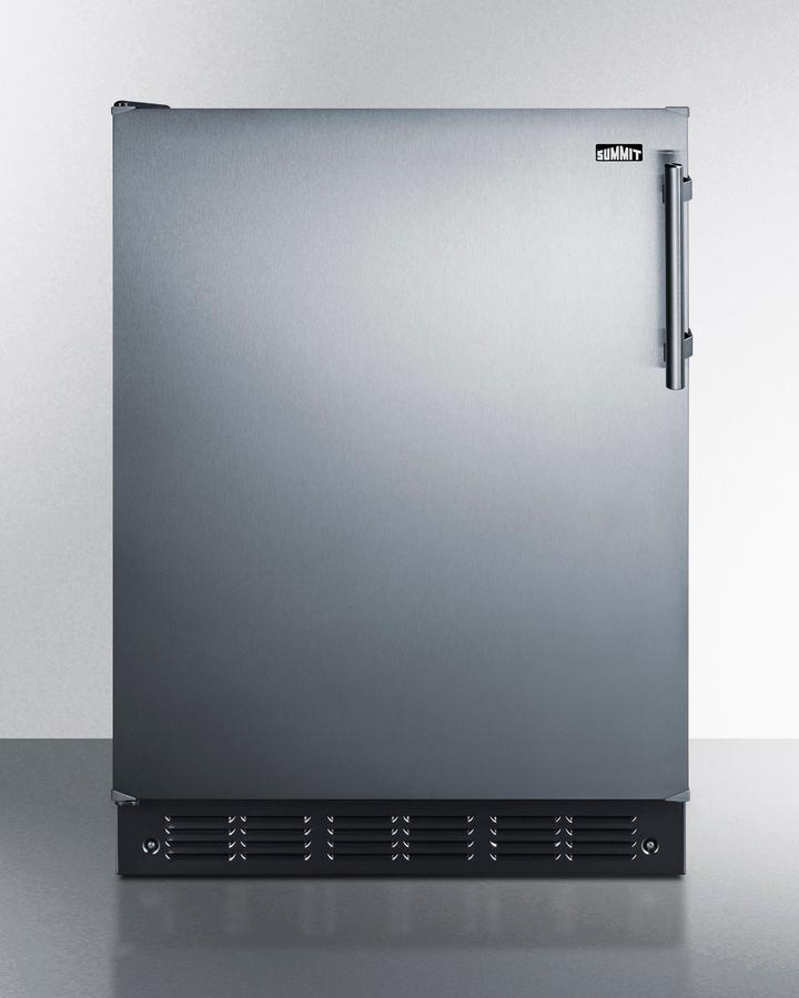 Summit FF708BLSSADALHD 24" Wide All-Refrigerator, Ada Compliant