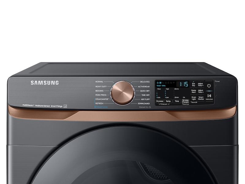 Samsung DVG50BG8300V 7.5 Cu. Ft. Smart Gas Dryer With Steam Sanitize+ And Sensor Dry In Brushed Black