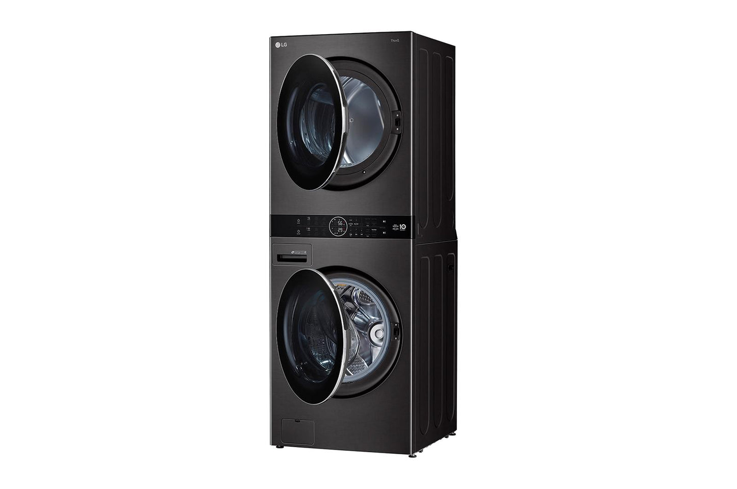 Lg WKHC202HBA Single Unit Lg Washtower&#8482; With Center Control&#8482; 4.5 Cu. Ft. Front Load Washer And 7.2 Cu. Ft. Front Load Ventless Dryer