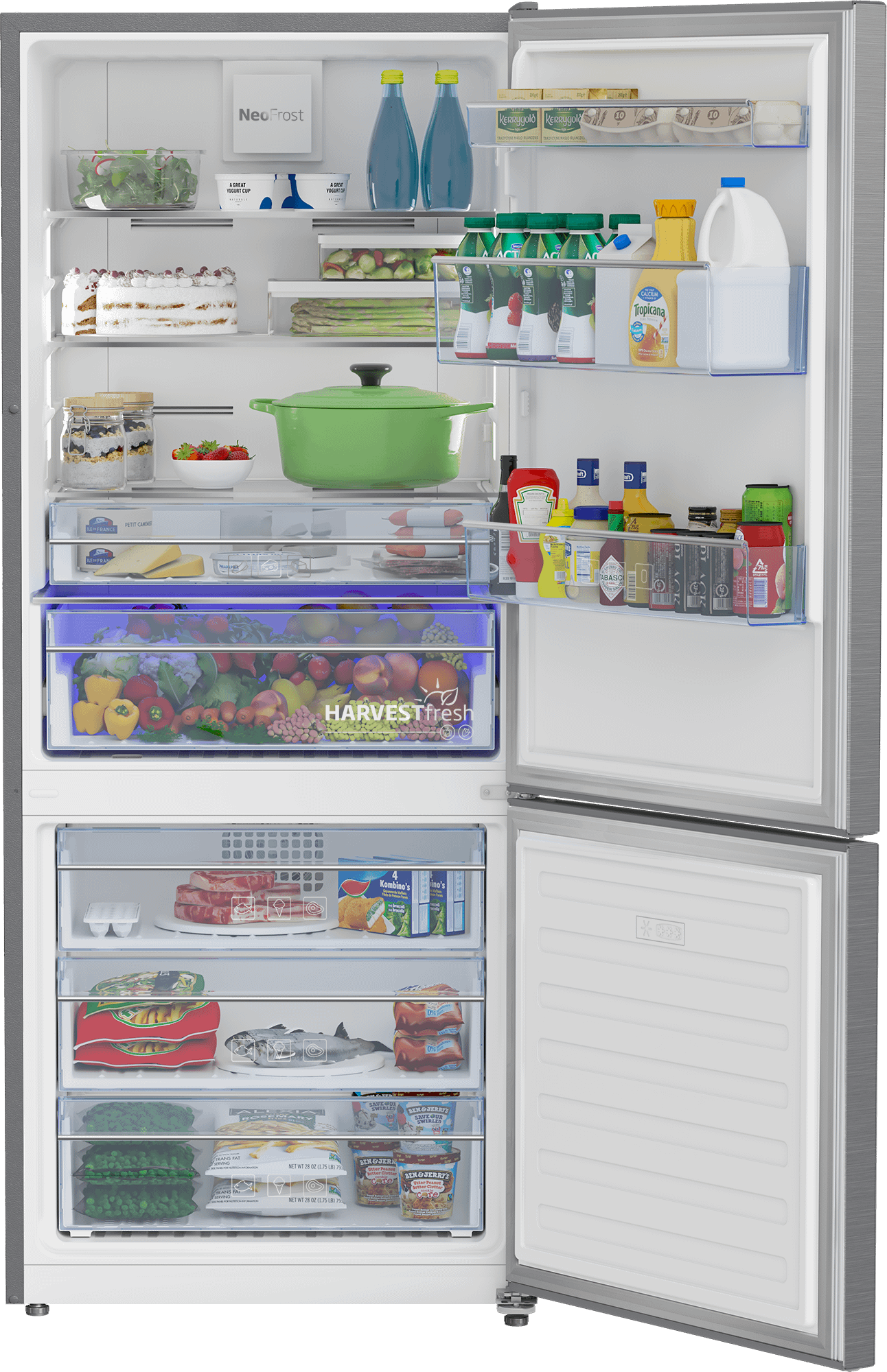 Beko BFBF2815SS 28" Bottom Freezer Refrigerator