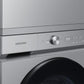 Samsung DVE53BB8700T Bespoke 7.6 Cu. Ft. Ultra Capacity Electric Dryer With Super Speed Dry And Ai Smart Dial In Silver Steel