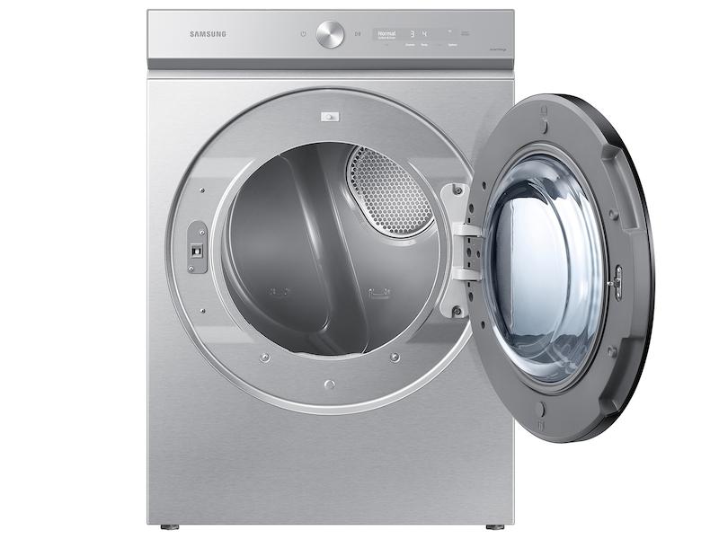 Samsung DVE53BB8700T Bespoke 7.6 Cu. Ft. Ultra Capacity Electric Dryer With Super Speed Dry And Ai Smart Dial In Silver Steel