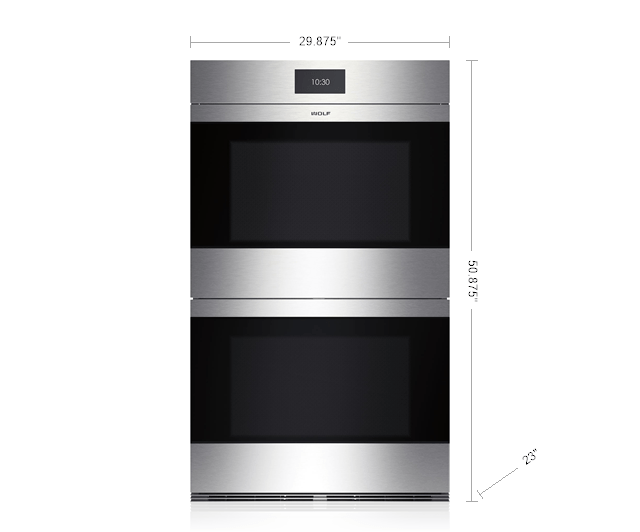 Wolf DO3050CMS 30" M Series Contemporary Stainless Steel Built-In Double Oven
