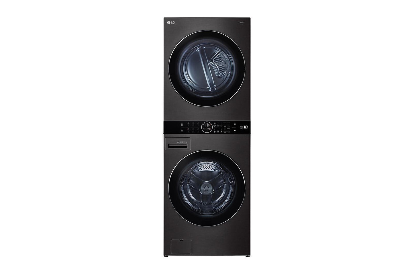 Lg WKHC202HBA Single Unit Lg Washtower&#8482; With Center Control&#8482; 4.5 Cu. Ft. Front Load Washer And 7.2 Cu. Ft. Front Load Ventless Dryer