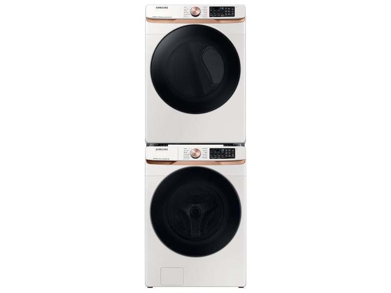 Samsung WF50BG8300AE 5.0 Cu. Ft. Extra Large Capacity Smart Front Load Washer With Super Speed Wash And Steam In Ivory
