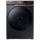 Samsung WF50BG8300AV 5.0 Cu. Ft. Extra Large Capacity Smart Front Load Washer With Super Speed Wash And Steam In Brushed Black