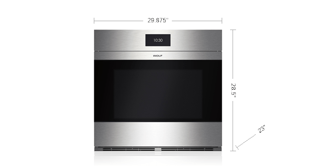 Wolf SO3050CMS 30" M Series Contemporary Stainless Steel Built-In Single Oven