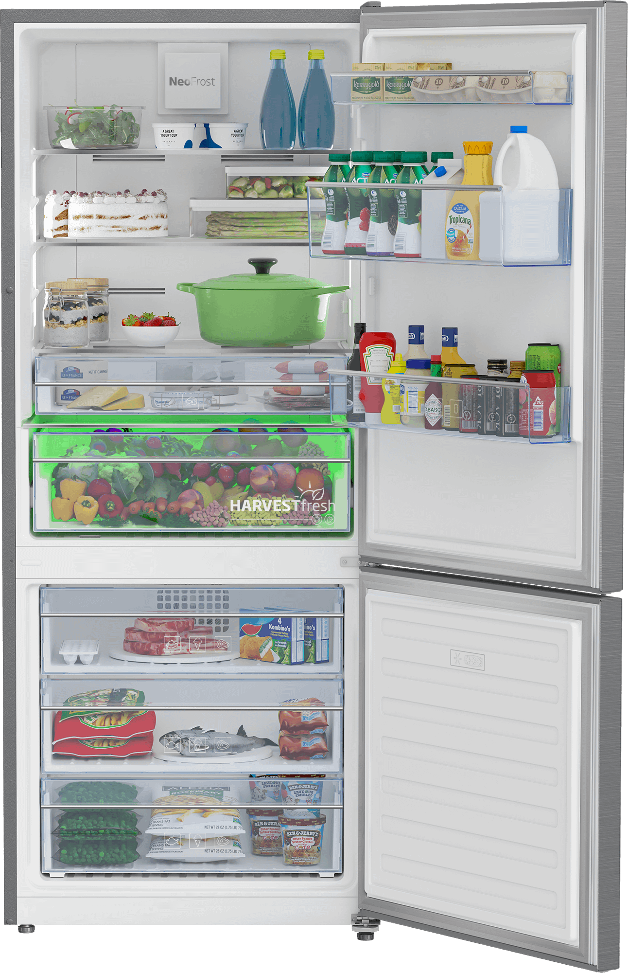 Beko BFBF2815SS 28" Bottom Freezer Refrigerator