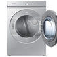 Samsung DVG53BB8900T Bespoke 7.6 Cu. Ft. Ultra Capacity Gas Dryer With Ai Optimal Dry And Super Speed Dry In Silver Steel