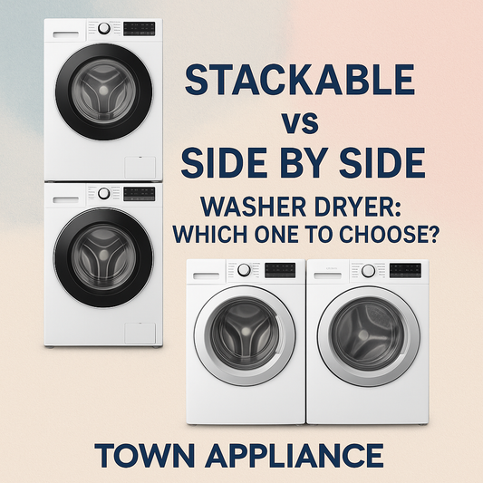 stackable vs side by side washer dryer
