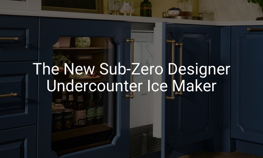 The New Sub-Zero Designer Undercounter Ice Maker