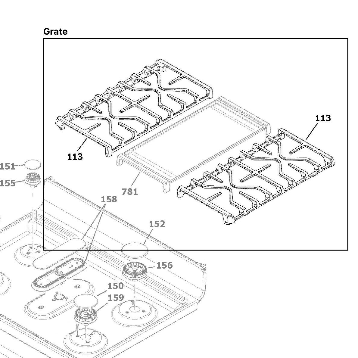 GE JGB735 Passover Parts