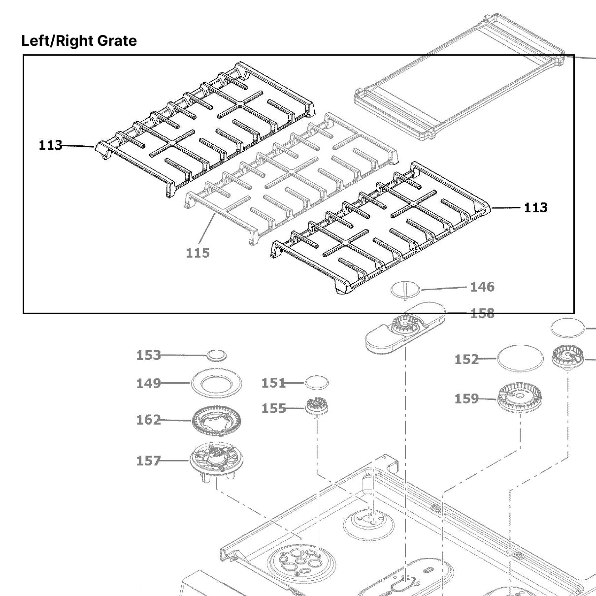 GE PGS930 Passover Parts