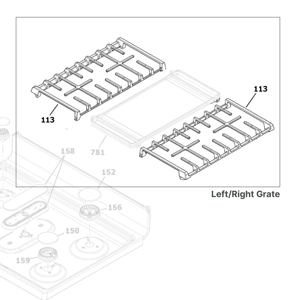 GE JGB660 Passover Parts