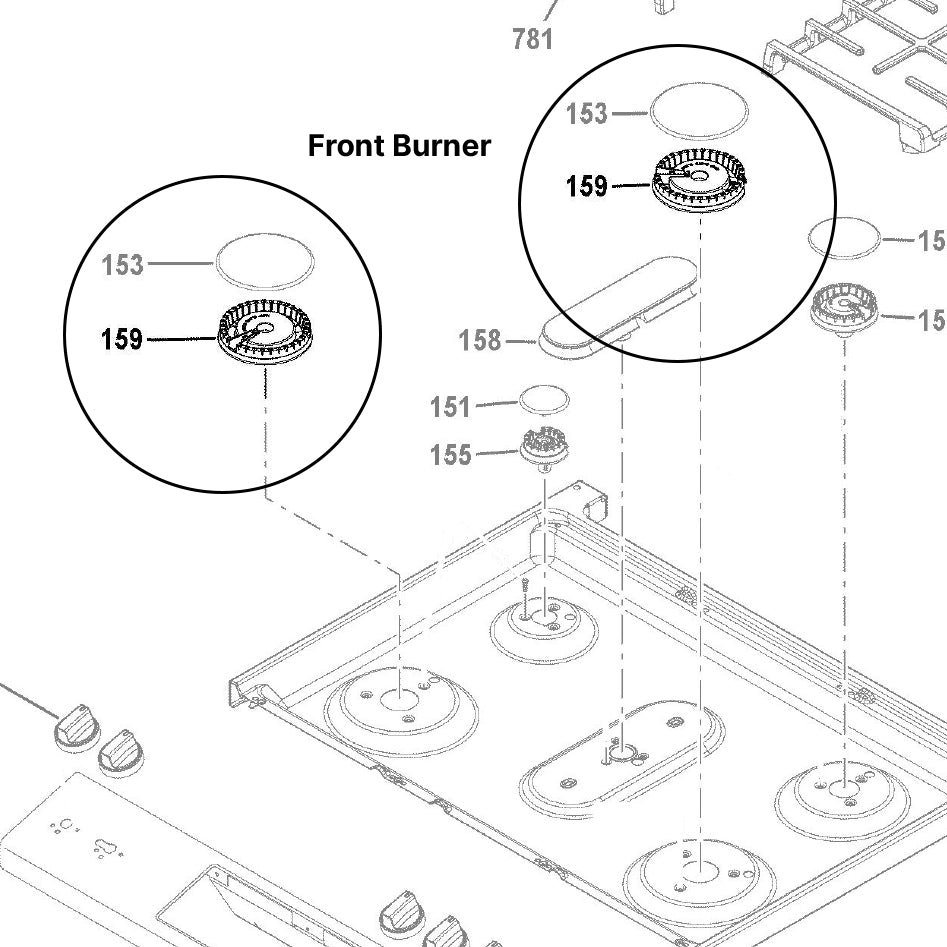 GE JGS760 Passover Parts
