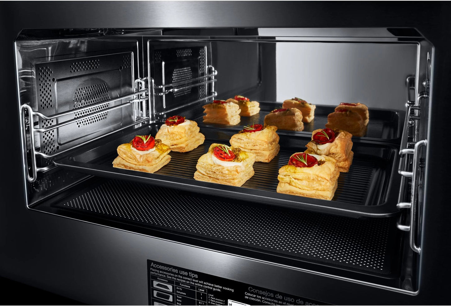 Jennair JOETC330SL Rise™ 7-In-1 Flush, Built-In Microwave Oven With Air Fry