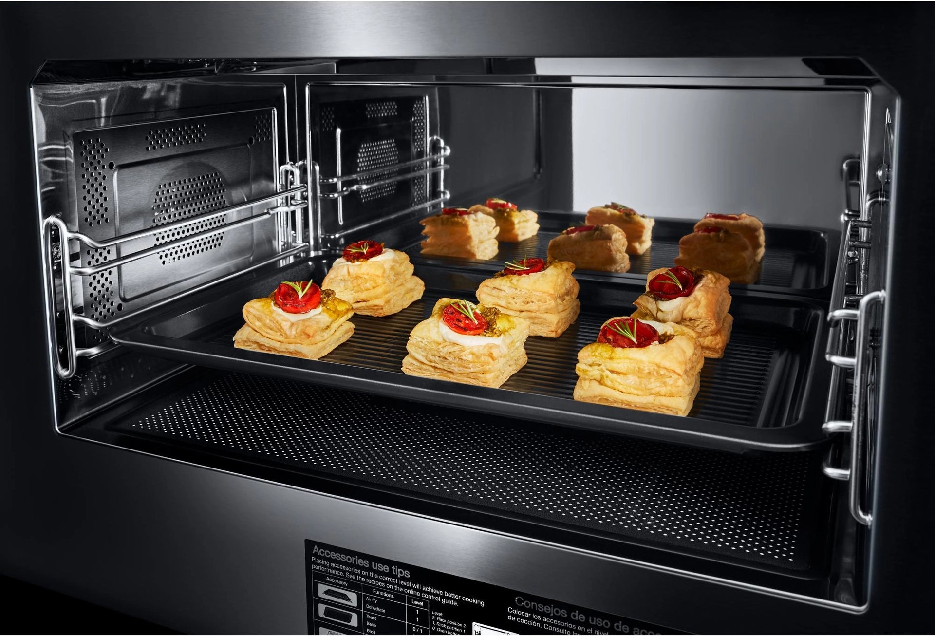 Jennair JOETC330SL Rise™ 7-In-1 Flush, Built-In Microwave Oven With Air Fry