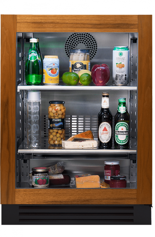 True Residential TUR24LOGC 24 Inch Overlay Glass Door Left Hinge Undercounter Refrigerator