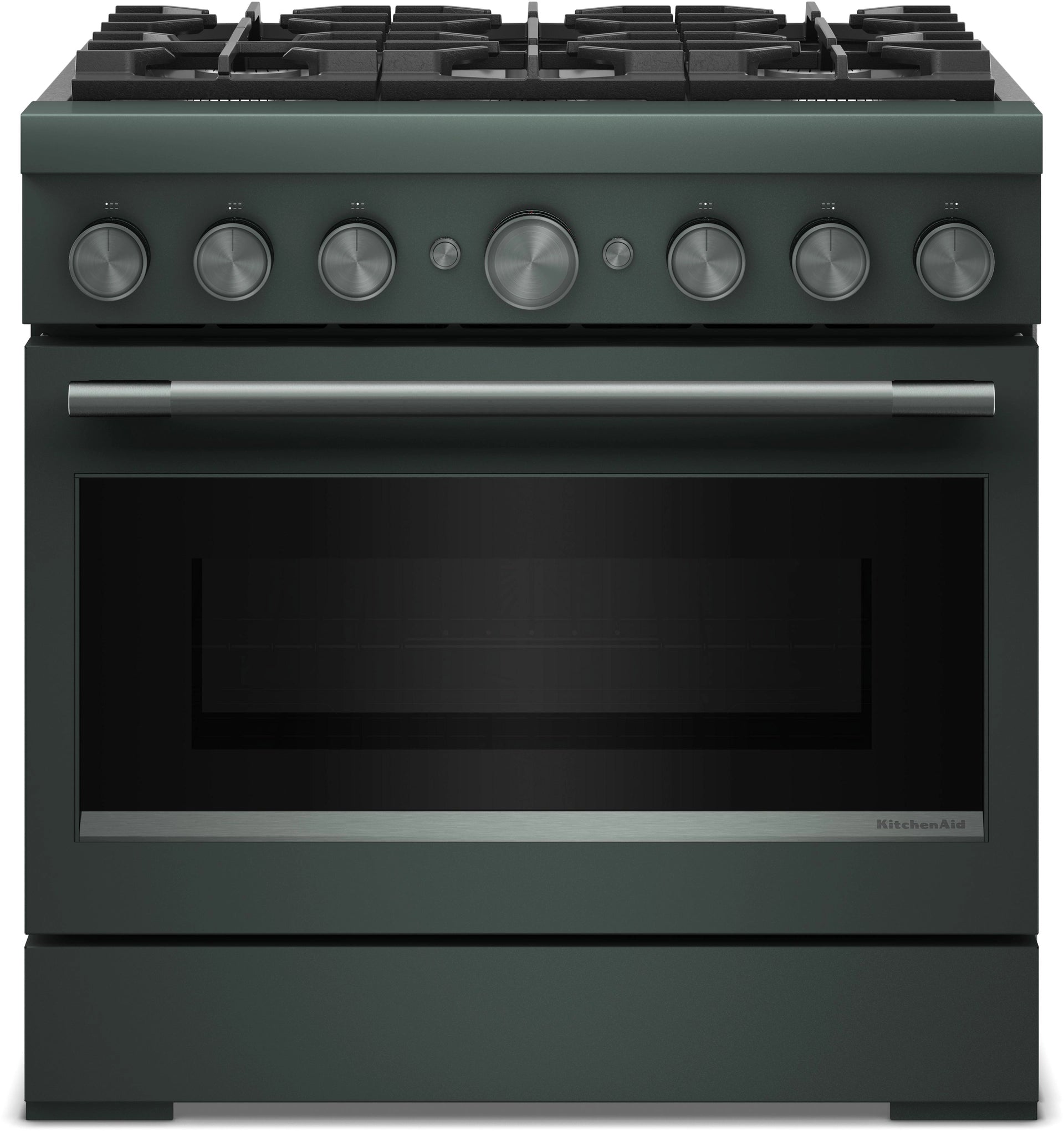 Kitchenaid KFDS936SJP 36-Inch 6 Burner Commercial-Style Dual Fuel Range With No Preheat Air Fry Mode