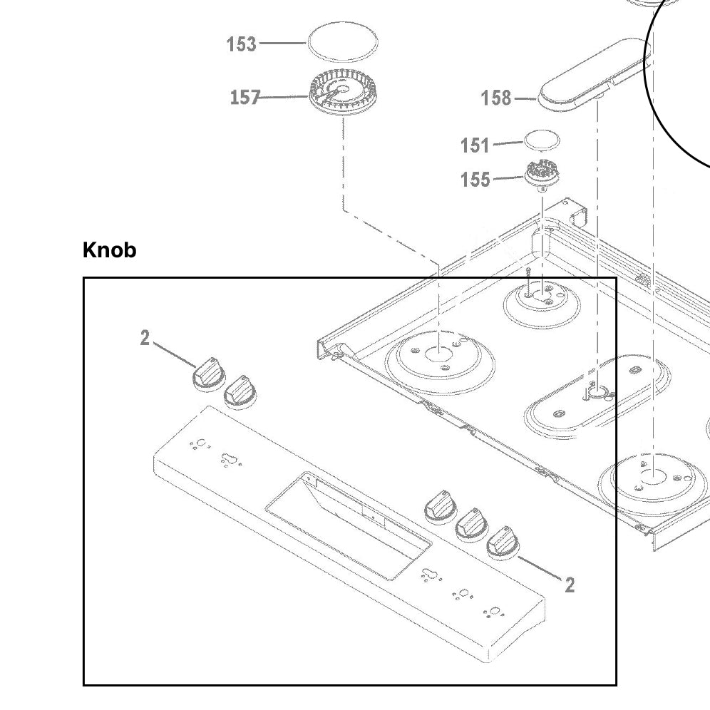 GE JGS760 Passover Parts
