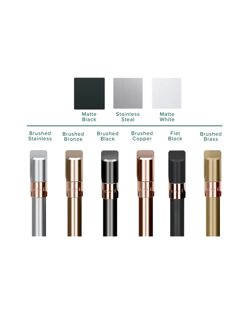 Finish and hardware options