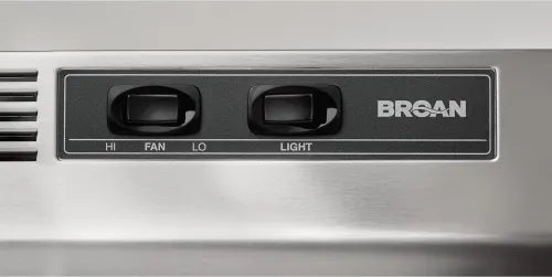 Broan 413004 30" Ductless Under-Cabinet Range Hood With Light In Stainless Steel