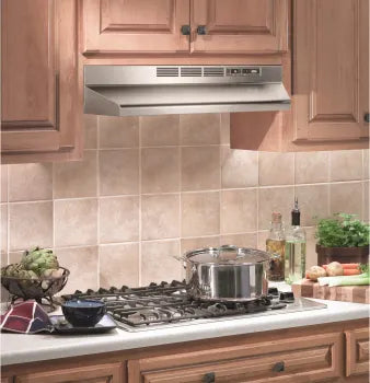 Broan 413004 30" Ductless Under-Cabinet Range Hood With Light In Stainless Steel